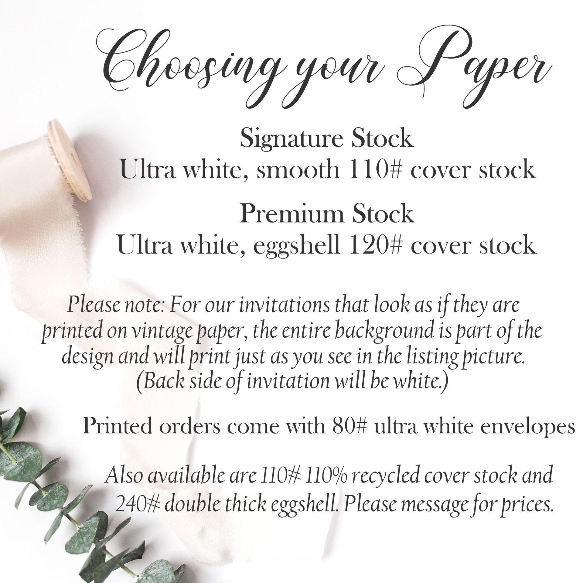 Pine, Holly, and White Floral Winter Bridal Shower Invitation